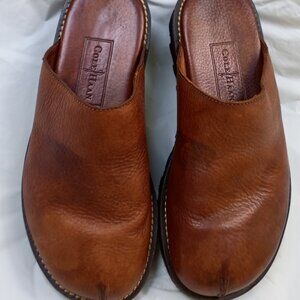 Cole Haan Men's brown leather mules 8
